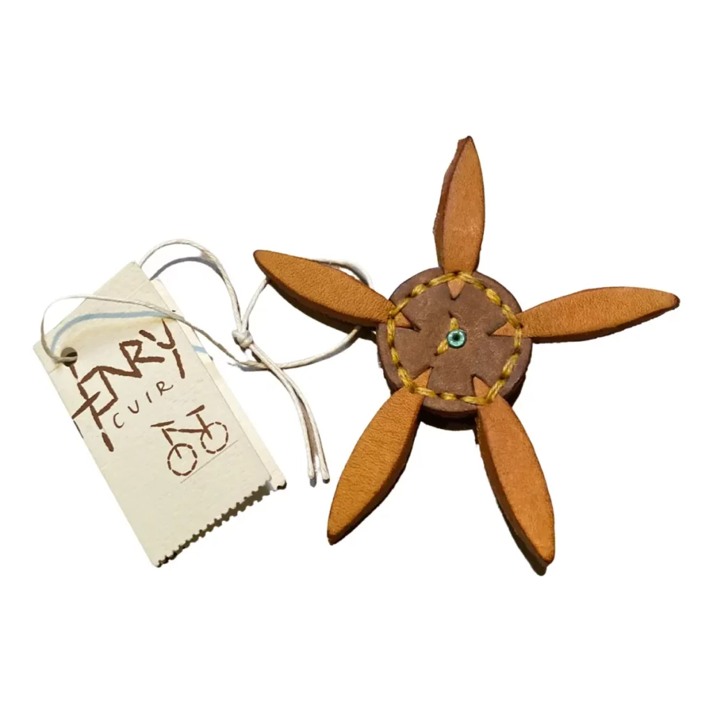 leather pins