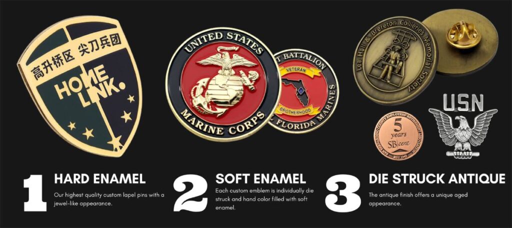 Luxury custom lapel pins